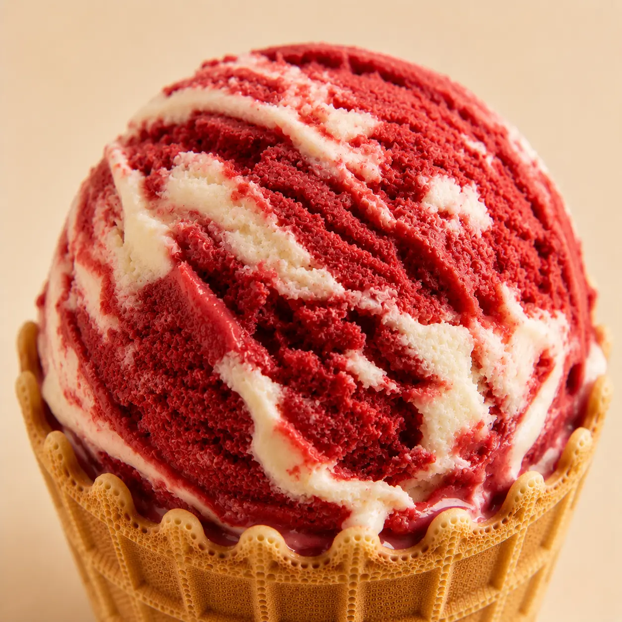 Helado artesano de Red Velvet - La Jijonenca Sant Celoni