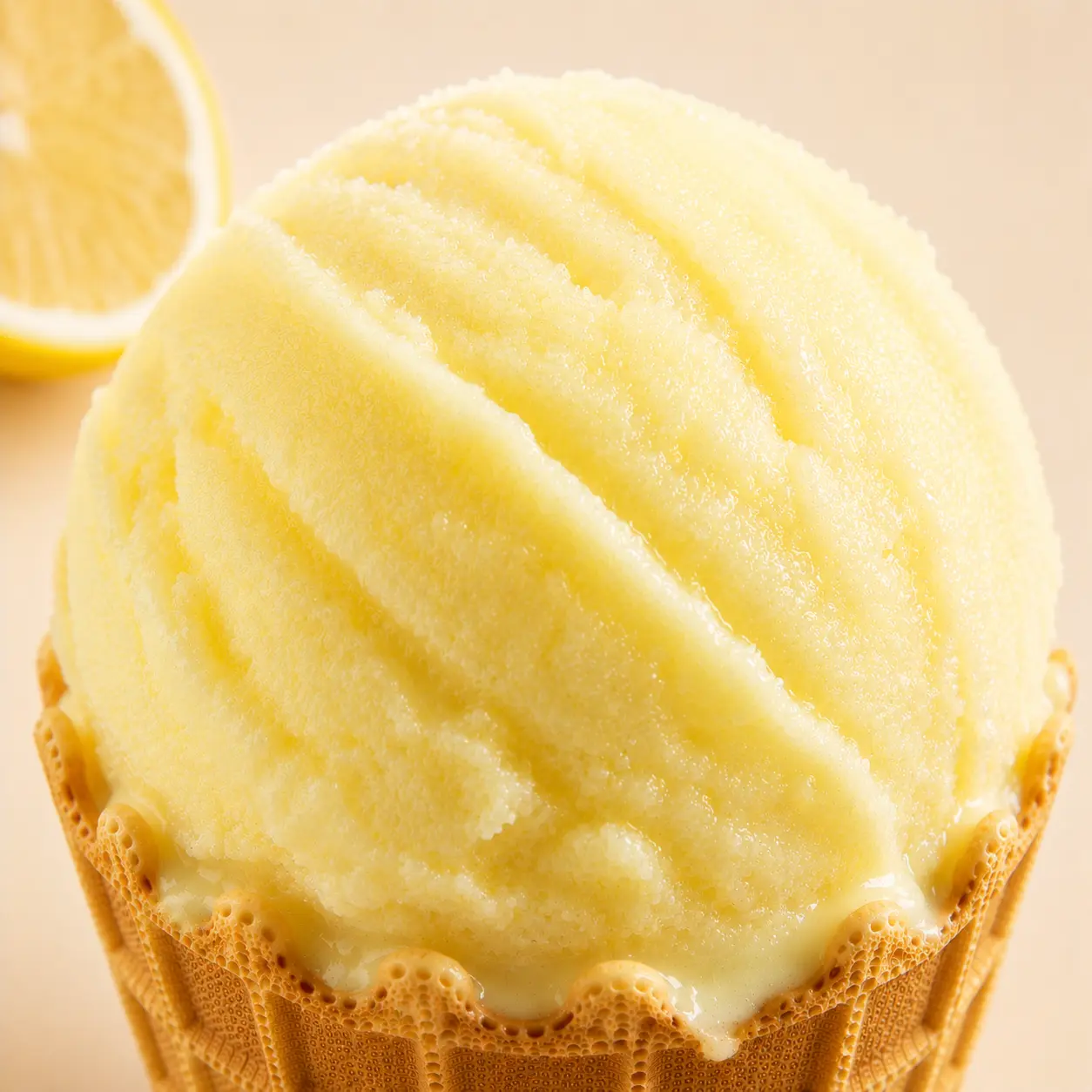 Helado artesano de Sorbet de limona - La Jijonenca Sant Celoni